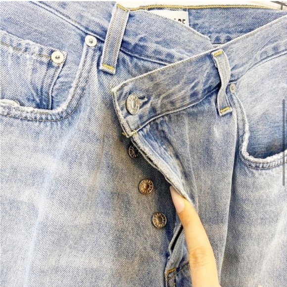 Agolde Crisscross Upsized High Rise Jeans in Suburbia 29 - Picture 8 of 11